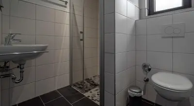 Ein Badezimmer in der Unterkunft Moseltraum
