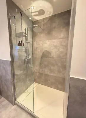 Ein Badezimmer in der Unterkunft KO 3-Zimmer Apartment 73 qm bis zu 6 Personen
