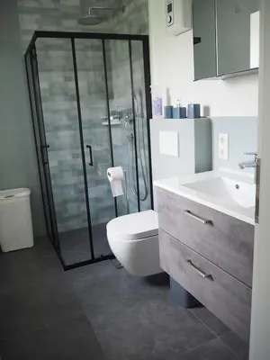 Ein Badezimmer in der Unterkunft Ferienwohnung Muskan