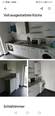 Küche/Küchenzeile in der Unterkunft Privatroom small 5 min from Railstation