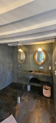 Ein Badezimmer in der Unterkunft Ferienhaus Das Gloria