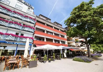 Das Gebäude in dem sich die Ferienwohnung befindet