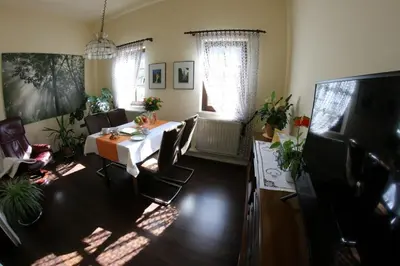 TV/Unterhaltungsangebot in der Unterkunft Ferienwohnung Wallgaesschen