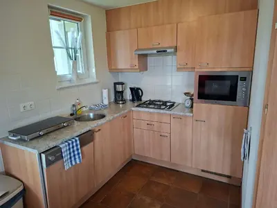 Küche/Küchenzeile in der Unterkunft Haus am Golfplatz Cochem Mosel
