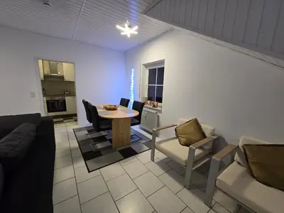 Küche/Küchenzeile in der Unterkunft Weierbacher Panorama