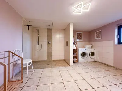 Ein Badezimmer in der Unterkunft Eifelleben Kleinlangenfeld