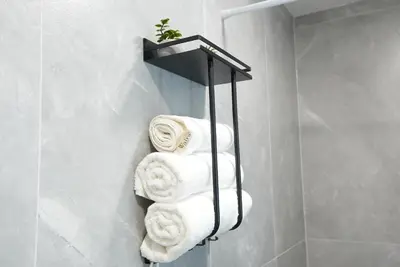 Ein Badezimmer in der Unterkunft Luxury Apartments - Wohnung IA - Elegante Mini-Suite