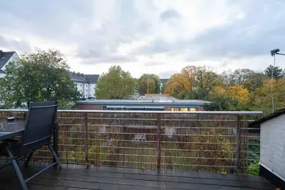 Ein Balkon oder eine Terrasse in der Unterkunft Wohlfühl Apartment Rauental - Küche - Wlan