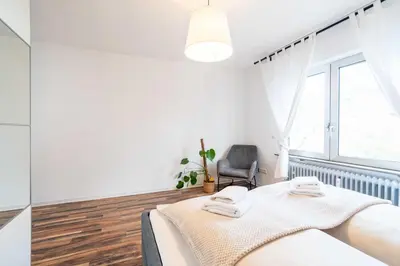 Ein Bett oder Betten in einem Zimmer der Unterkunft Wohlfühl Apartment Rauental - Küche - Wlan