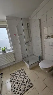 Ein Badezimmer in der Unterkunft Gemütliche zwei Zimmer Wohnung am Rhein