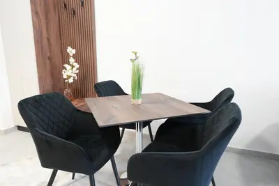 Ein Sitzbereich in der Unterkunft Luxury Apartments - Wohnung IB - Business & Komfort