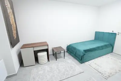Ein Sitzbereich in der Unterkunft Luxury Apartments - Wohnung IB - Business & Komfort