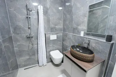 Ein Badezimmer in der Unterkunft Luxury Apartments - Wohnung IB - Business & Komfort