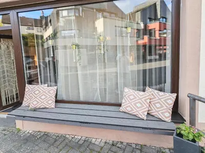 Ein Balkon oder eine Terrasse in der Unterkunft Eifelleben Hillesheim
