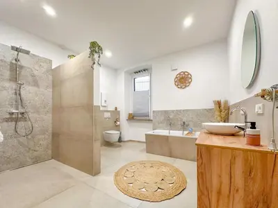 Ein Badezimmer in der Unterkunft Eifelleben Hillesheim