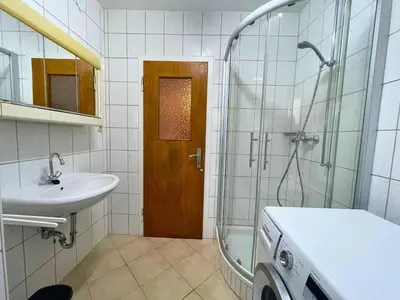 Ein Badezimmer in der Unterkunft Romantic apartment with garden