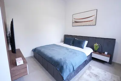 Ein Bett oder Betten in einem Zimmer der Unterkunft Luxury Apartments - Wohnung IA - Modern & Elegant