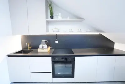 Küche/Küchenzeile in der Unterkunft Luxury Apartments - Wohnung IB - Gemütliches Apartment