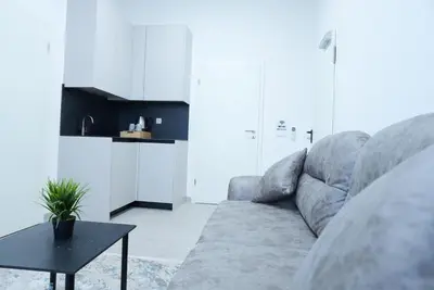 Ein Sitzbereich in der Unterkunft Luxury Apartments - Wohnung IB - Apartment mit Terrasse