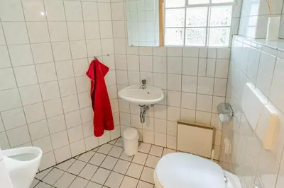Ein Badezimmer in der Unterkunft Ferienwohnung Fuchsbau