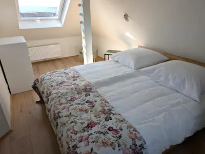 Ein Bett oder Betten in einem Zimmer der Unterkunft Ferienhaus MAWO 4 Sterne