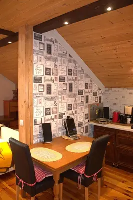 Küche/Küchenzeile in der Unterkunft Moderne Ferienwohnung in Mastershausen - 140qm