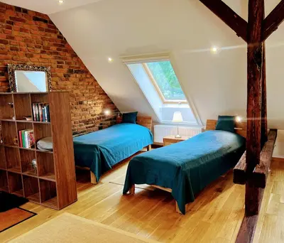 Ein Bett oder Betten in einem Zimmer der Unterkunft Ferienapartment Schauinsland