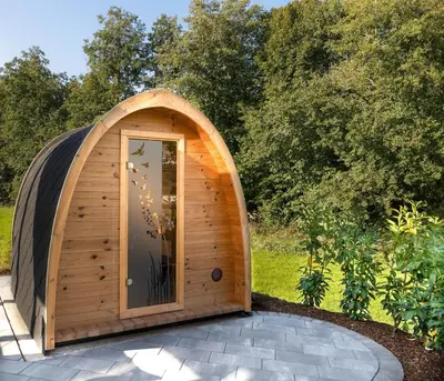 Ein Garten an der Unterkunft Premiumzeit Apartments Bostalsee - Whirlpool, Sauna