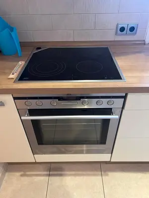 Küche/Küchenzeile in der Unterkunft Ferienwohnung Hocheifelblick