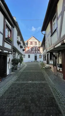 Das Gebäude in dem sich die Ferienwohnung befindet