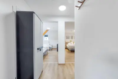 Ein Bett oder Betten in einem Zimmer der Unterkunft VonMos Burg&Moselblick