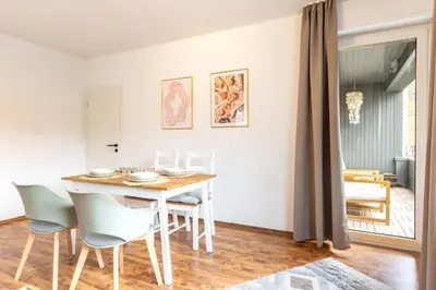 Grundriss der Unterkunft Schöne Wohnung mit großer Terrasse und Moselblick