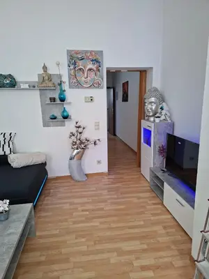 Grundriss der Unterkunft Citystudio Neuwied mit Schlafgalerie bis 6 Gäste direkt am Luisenplatz
