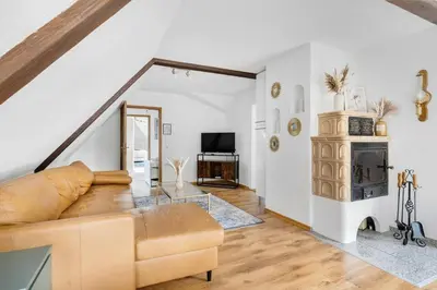 TV/Unterhaltungsangebot in der Unterkunft Großzügige DG-Wohnung Moselblick