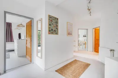 Ein Bett oder Betten in einem Zimmer der Unterkunft Naturnahe Wohnung im Luftkurort