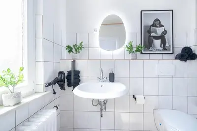 Ein Badezimmer in der Unterkunft Design-Altbaujuwel in Neuwied