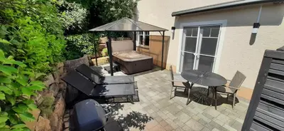 Ein Balkon oder eine Terrasse in der Unterkunft Eifel Dream KleineNims