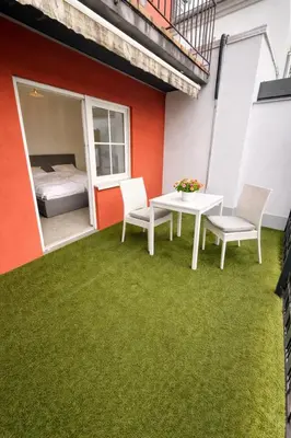 Ein Sitzbereich in der Unterkunft Apartment 61 - Ideal für Geschäfts- & Urlaubsreisen 90 m2