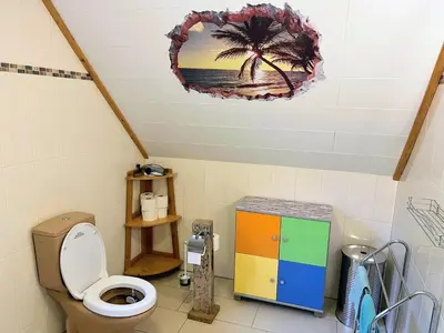 Ein Badezimmer in der Unterkunft Movika