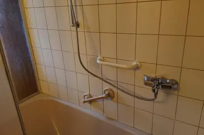 Ein Badezimmer in der Unterkunft FeWo Orchideenzauber