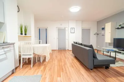 TV/Unterhaltungsangebot in der Unterkunft Gemütliches Apartment nähe Bahnhof und Hochschule