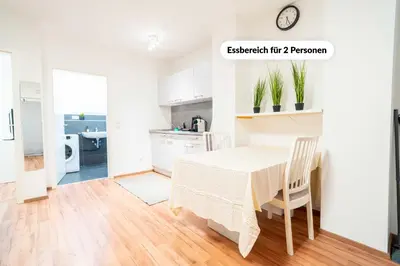 Küche/Küchenzeile in der Unterkunft Gemütliches Apartment nähe Bahnhof und Hochschule