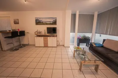 TV/Unterhaltungsangebot in der Unterkunft Ferienwohnung Keppeln