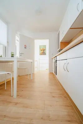 Küche/Küchenzeile in der Unterkunft Lahnstein Gruppenquartier 170 qm