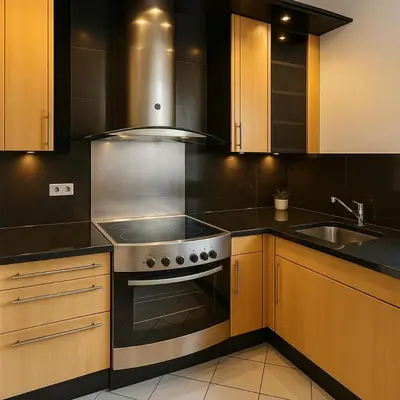 Küche/Küchenzeile in der Unterkunft Luxury Mosel Panorama Apartment