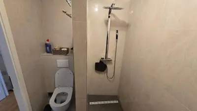 Ein Badezimmer in der Unterkunft Geluk in Bettingen 1