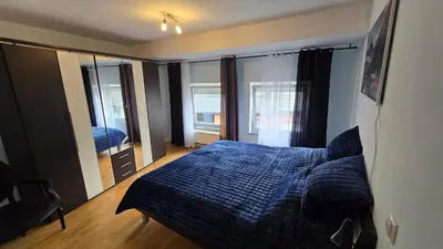 Ein Bett oder Betten in einem Zimmer der Unterkunft Geluk in Bettingen 1