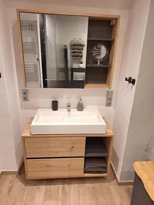 Ein Badezimmer in der Unterkunft Fell & Pfote