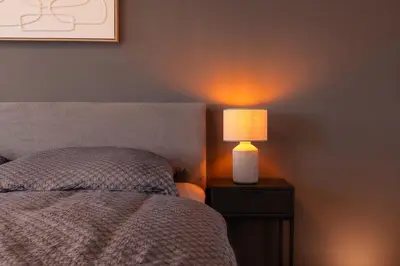 Ein Bett oder Betten in einem Zimmer der Unterkunft Basalt-Suite