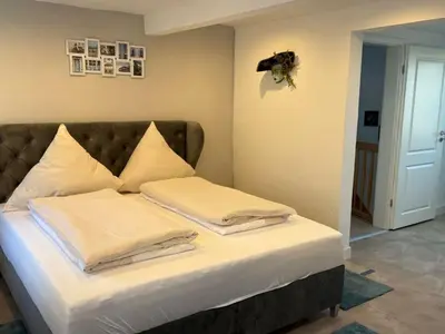 Ein Bett oder Betten in einem Zimmer der Unterkunft Holiday home on the banks of the Moselle